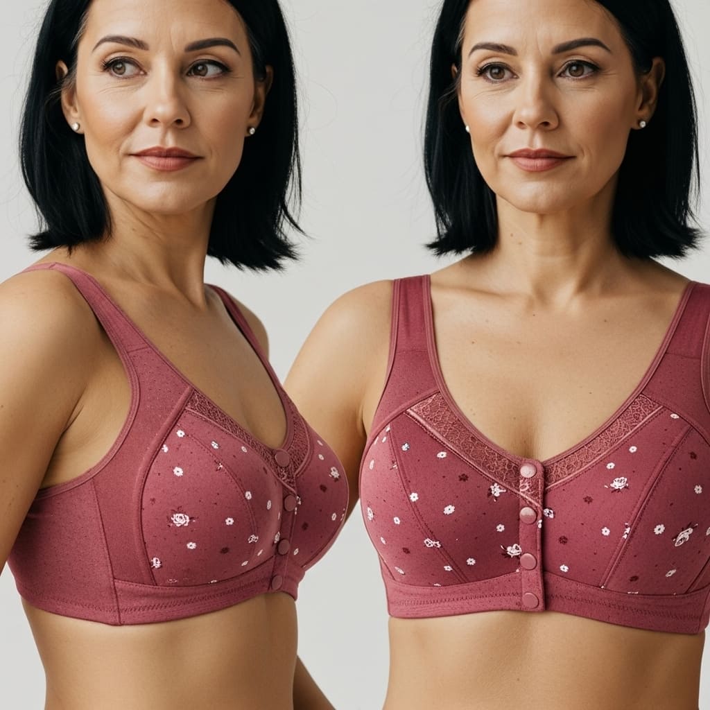 [Kit 3 peças] Sutiã com fecho frontal - Lazúli