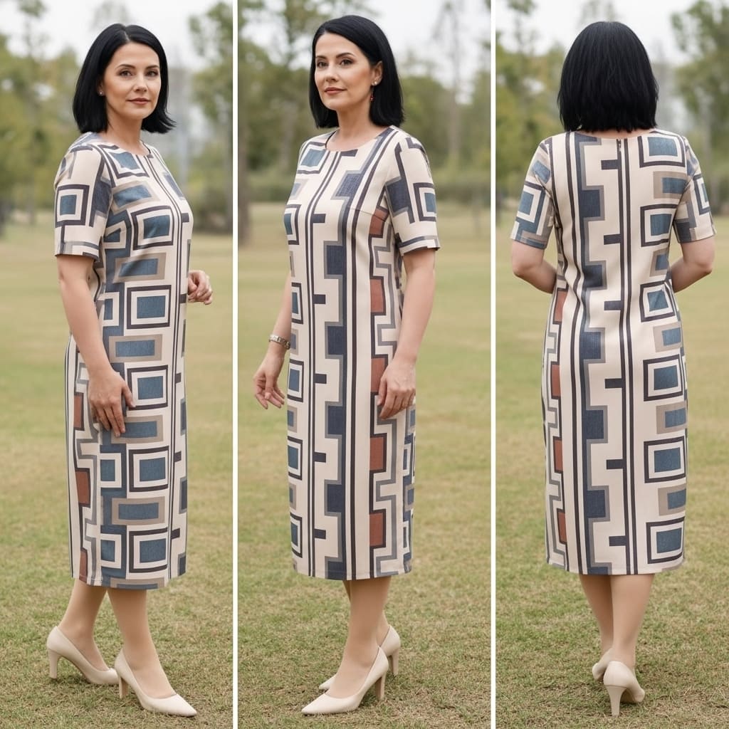 Vestido Adélia – Elegância Atemporal com Estilo Moderno