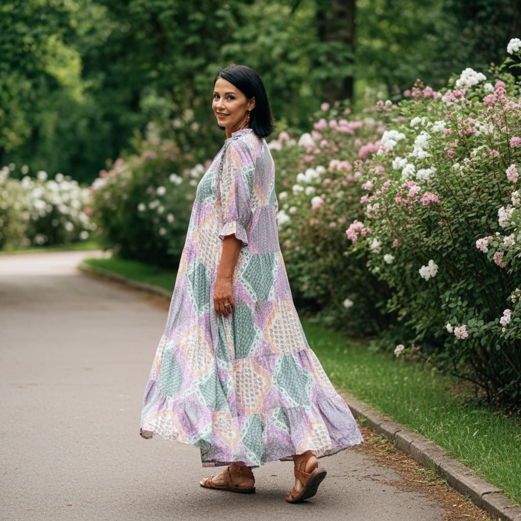 Vestido Patchwork Boho – Isadora