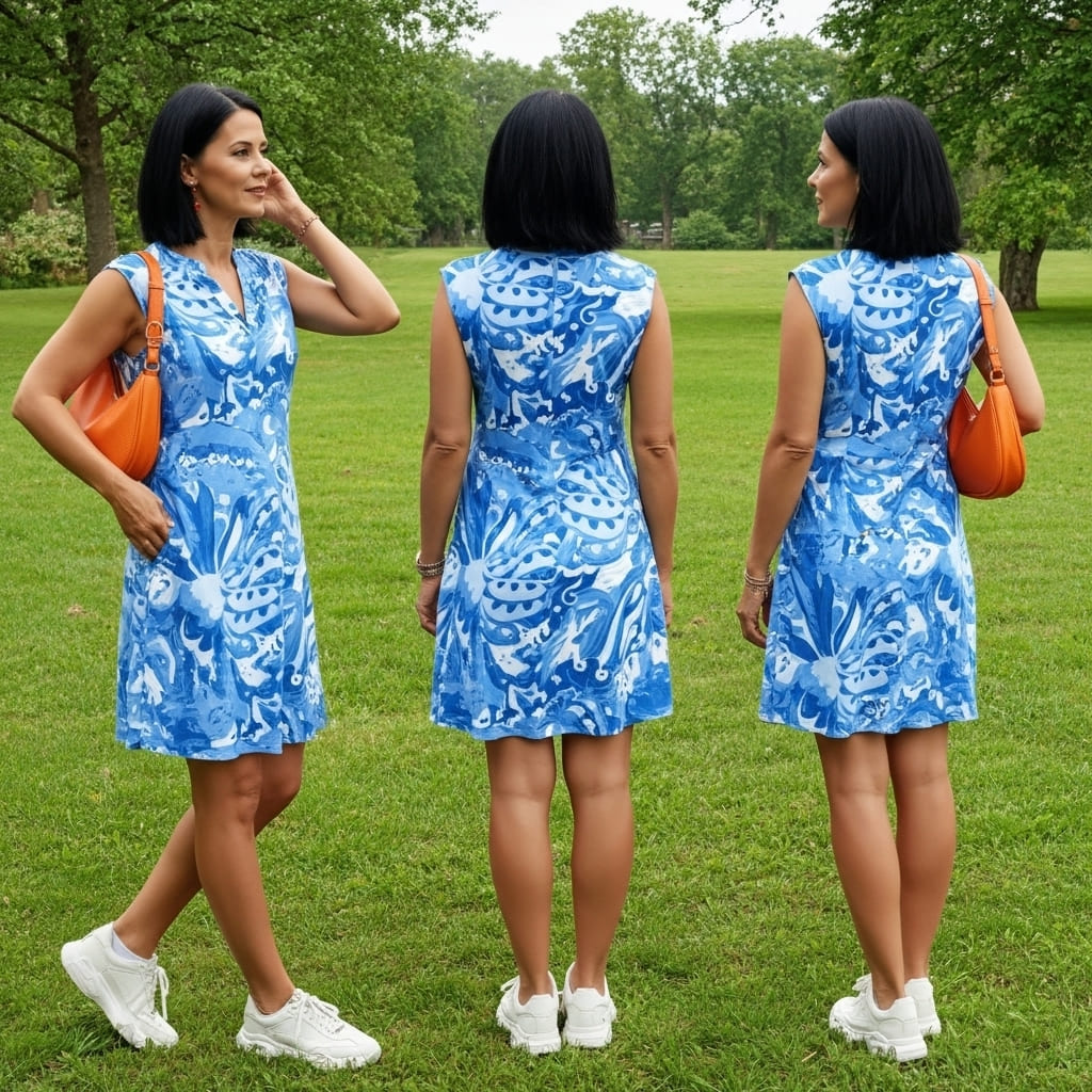 Vestido Nalira - Estampado Tropical