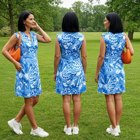 Vestido Nalira - Estampado Tropical