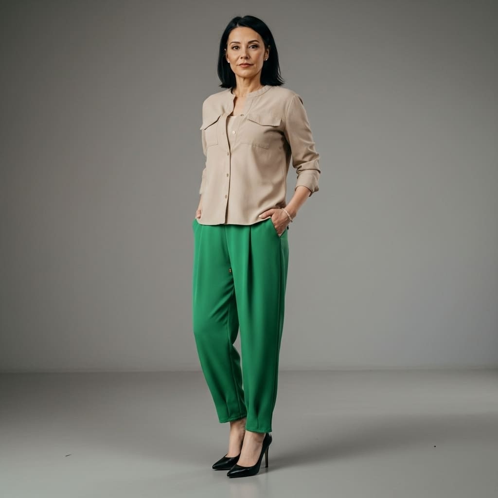 [2 peças] Calça versátil e leve - Evelin