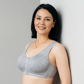 [Kit 3 peças] Sutiã Carol - Conforto com botões frontais