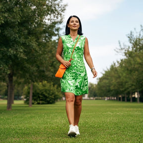 Vestido Nalira - Estampado Tropical