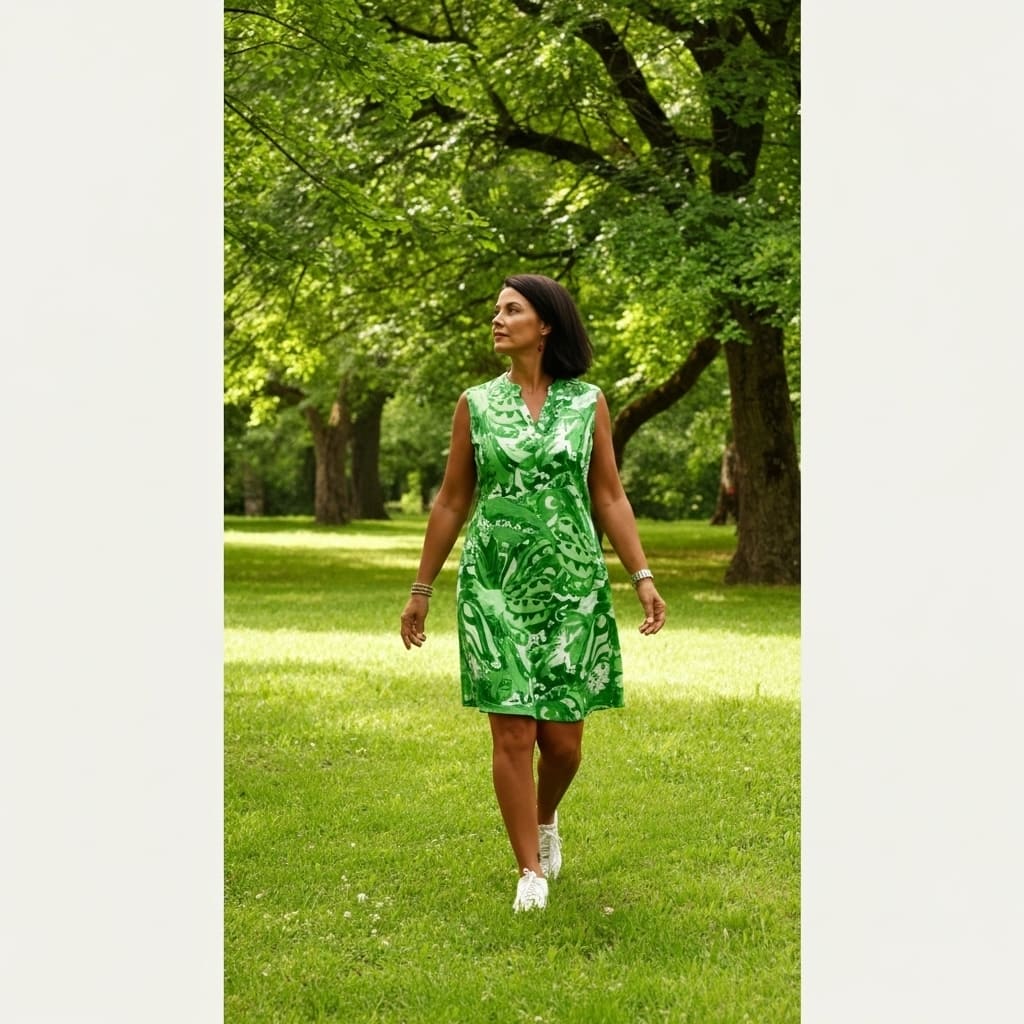 Vestido Nalira - Estampado Tropical