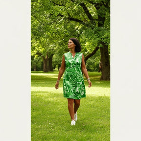 Vestido Nalira - Estampado Tropical