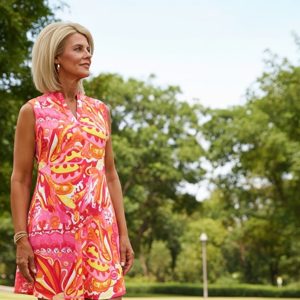 Vestido Nalira - Estampado Tropical