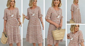 Vestido Midi Lecce - Frescor E Elegância Para O Dia a Dia