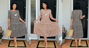 Vestido Midi Lecce - Frescor E Elegância Para O Dia a Dia