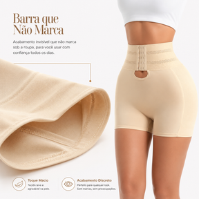 Barra sem marcação da Modeladora Mandy para uso sob roupas ajustadas
