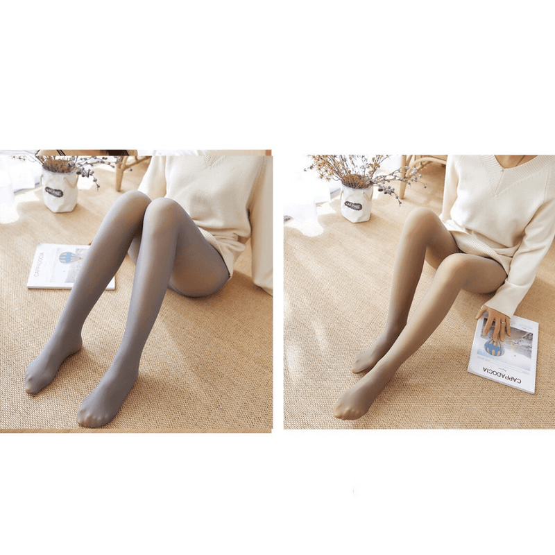 [2 peças] Meia-calça de inverno Translúcida