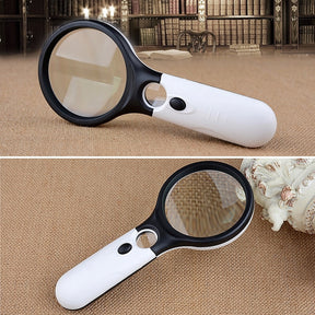 Lupa de alta precisão com LED - VisionPlus