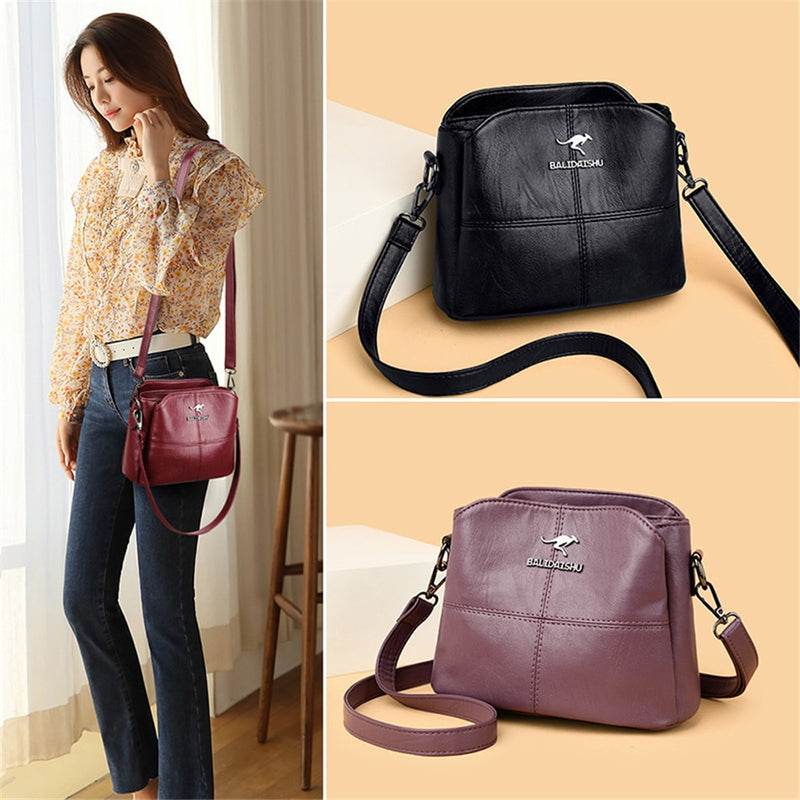 Bolsa casual feminina compacta