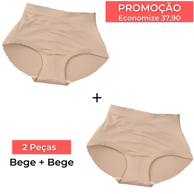 [Kit 2 peças] Calcinha ClairⓇ - Enchimento no bumbum [Frete Grátis]