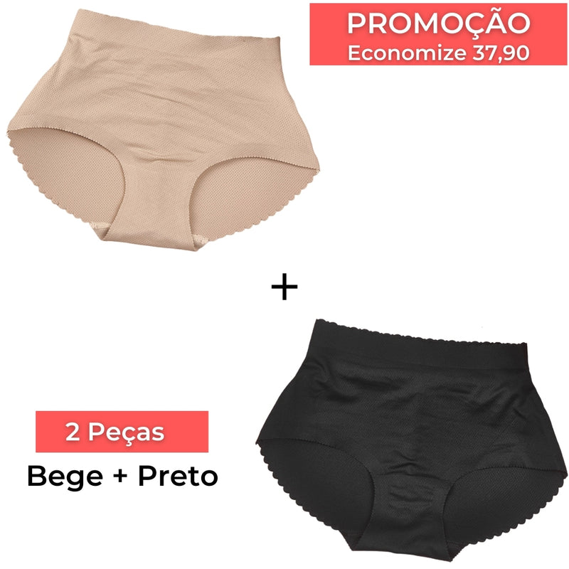 [Kit 2 peças] Calcinha ClairⓇ - Enchimento no bumbum [Frete Grátis]