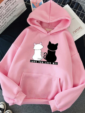 Moletom kanguru - Love you, love me!