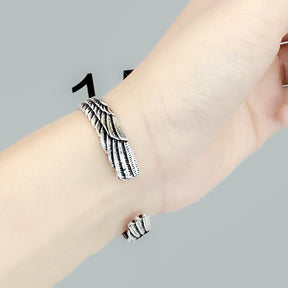 Bracelete de luxo em metal -  Detalhe de águia