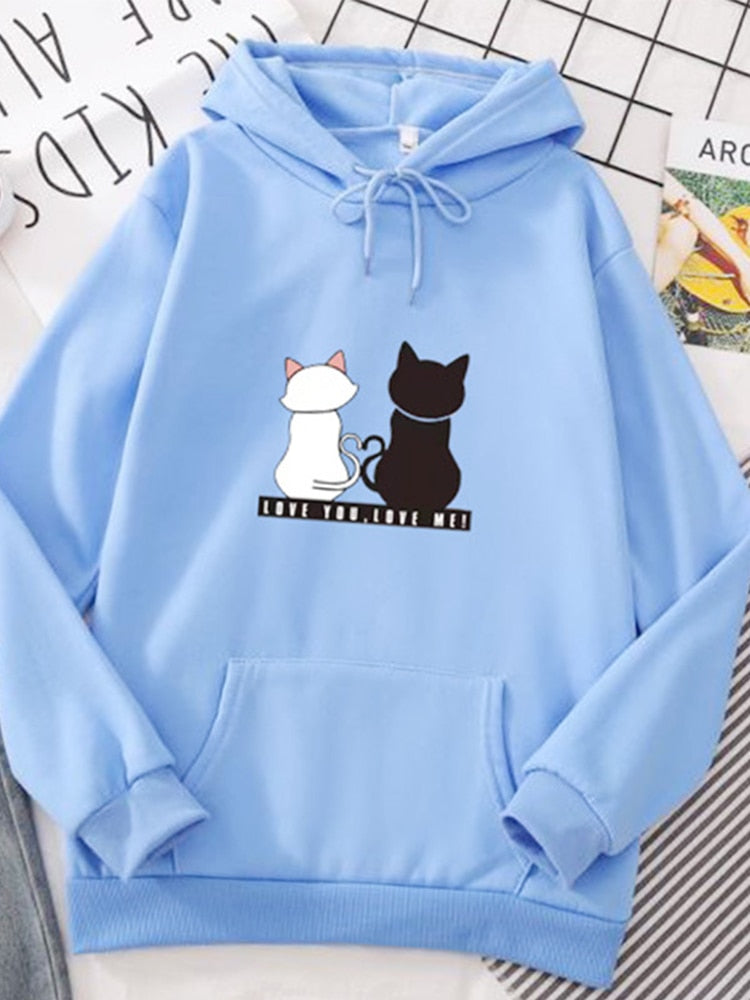 Moletom kanguru - Love you, love me!