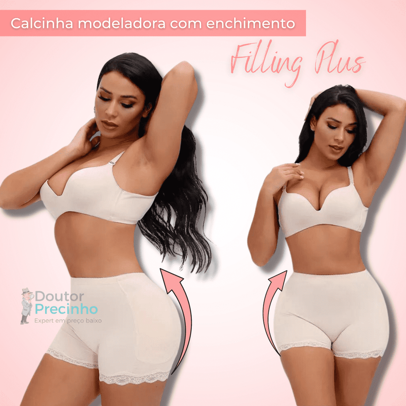 [Kit 2 peças] Calcinha modeladora Filling PlusⓇ